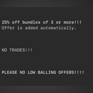 PLEASE NO LOW BALLING OFFERS!!!!